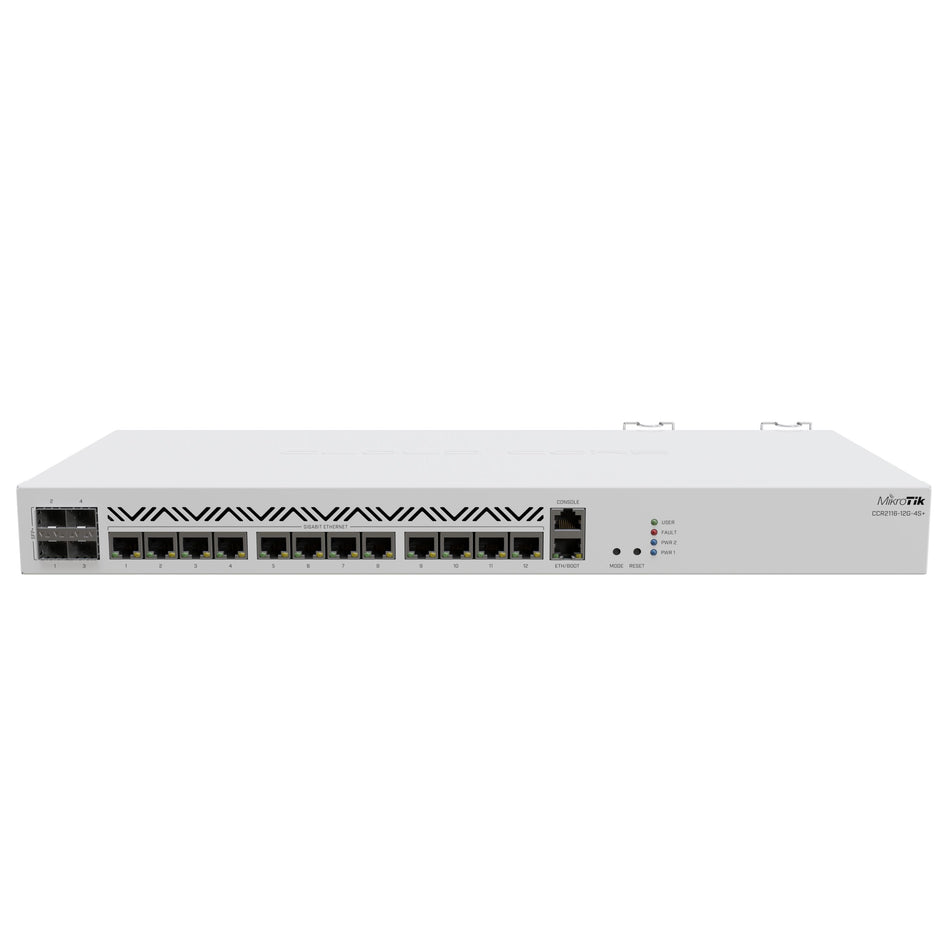 MikroTik CCR2116 4 SFP+ Ports Cloud Core Router [CR2116-12G-4S+]