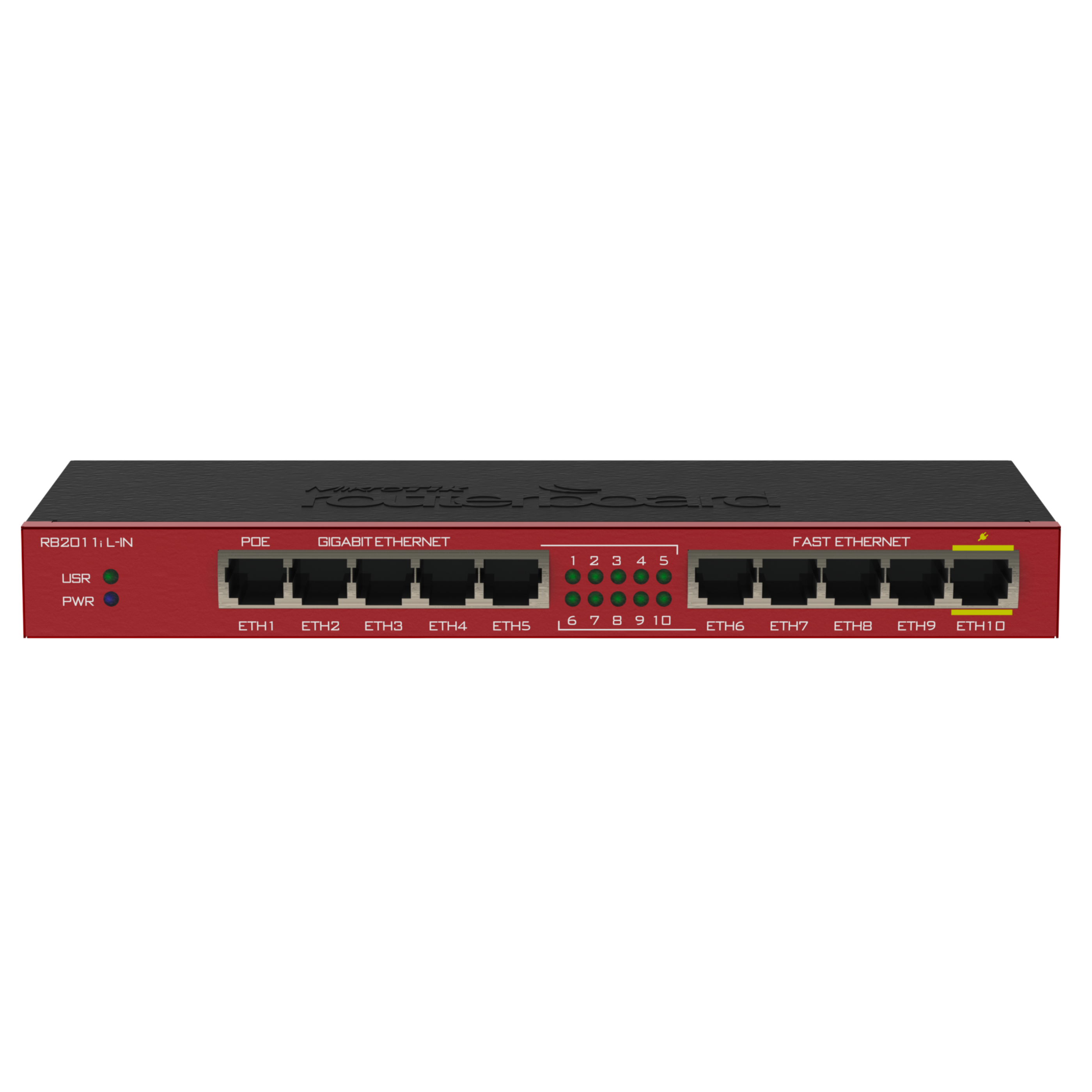 MikroTik RouterBOARD RB2011iL-IN (Complete with case, power supply ...